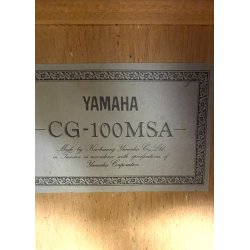 (USED) Yamaha CG-100 MSA Classical Guitar